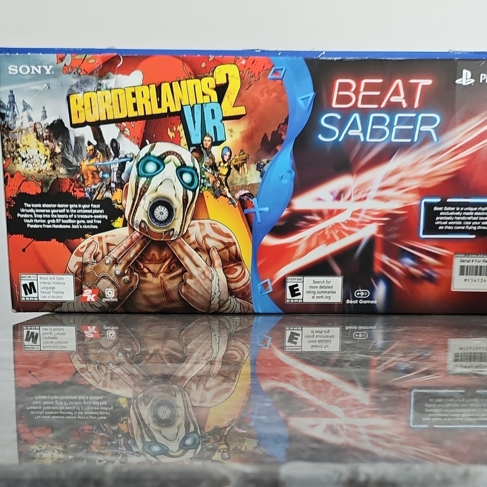 Sony PlayStation VR Bundle with Borderlands 2 and Beat Saber